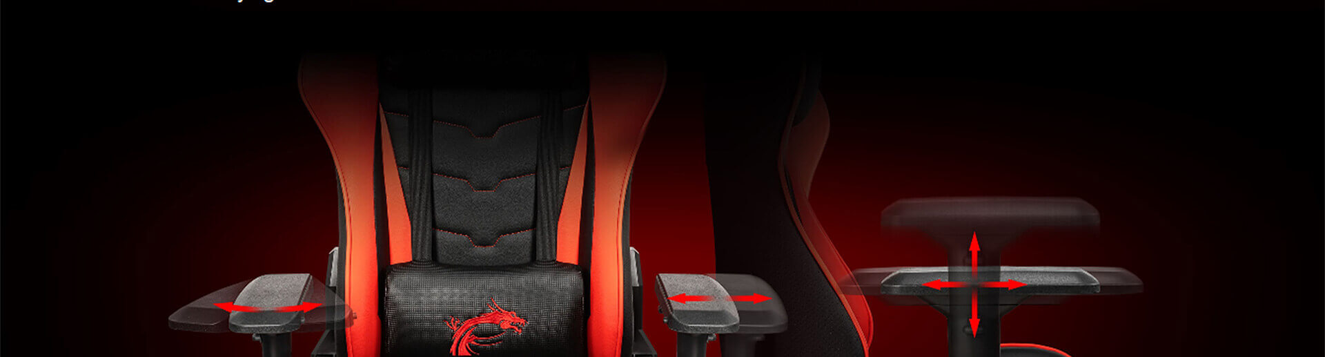  MSI  MAG CH120  Gaming  Chair  Black  Red 